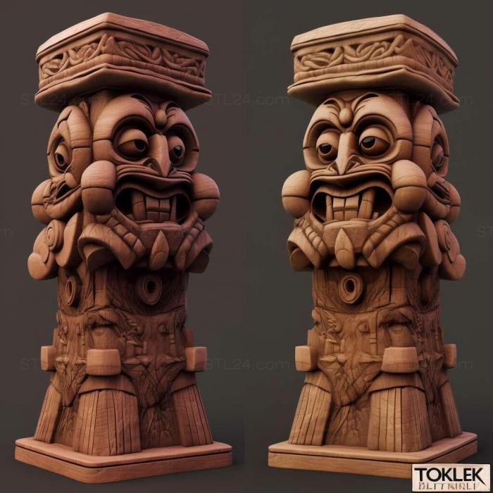 Games (Tiki Towers 1, GAMES_1113) 3D models for cnc